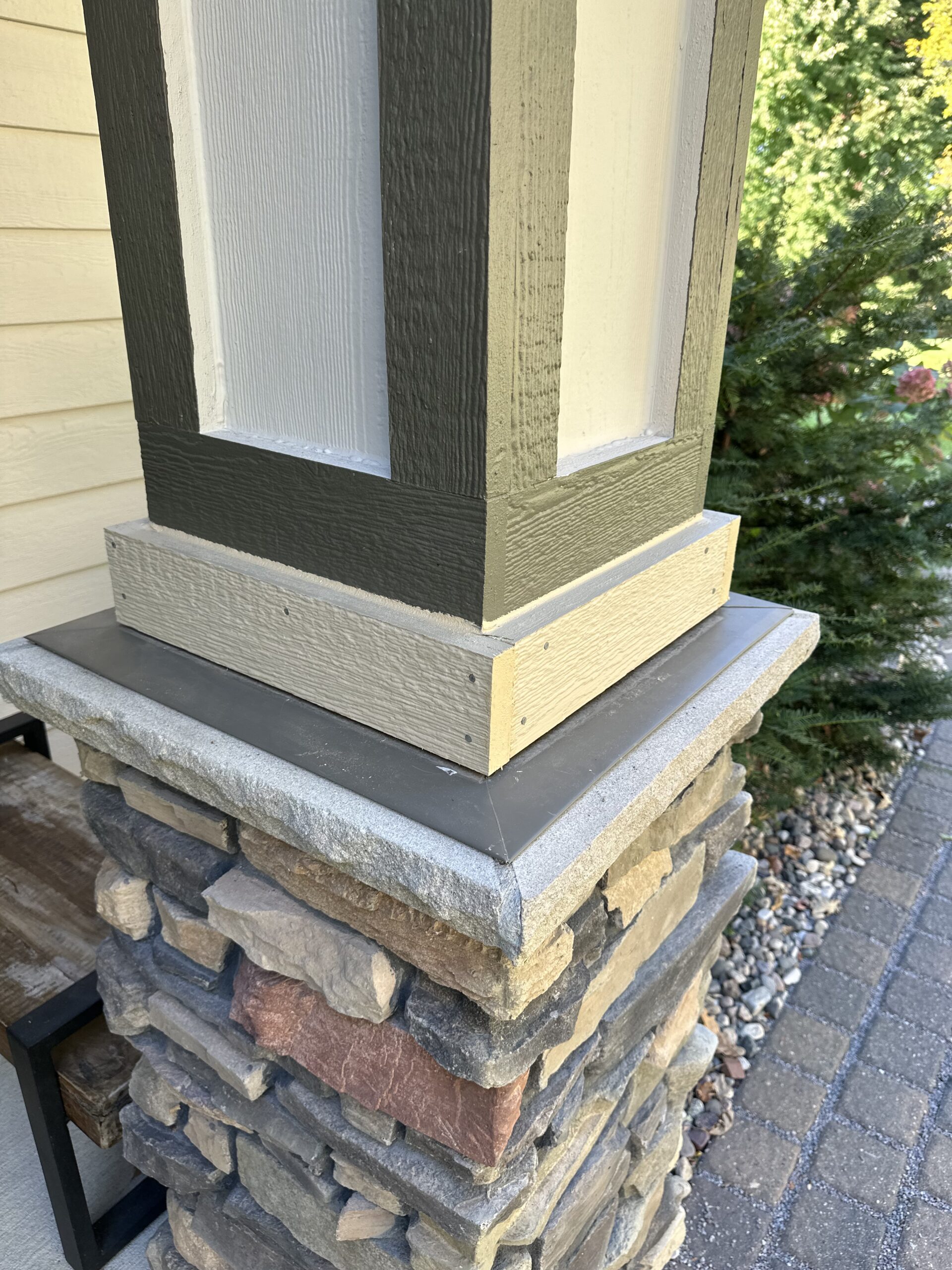Exterior Columns and Pillar Install